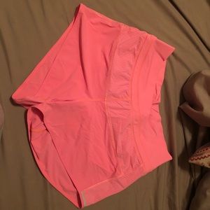 Hot pink Lululemon shorts